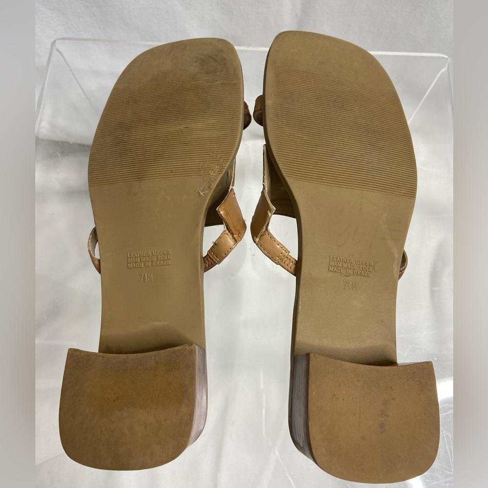 DANELLE LEATHER SANDALS - Picture 4 of 6